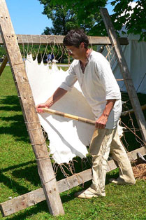 tanning buckskin